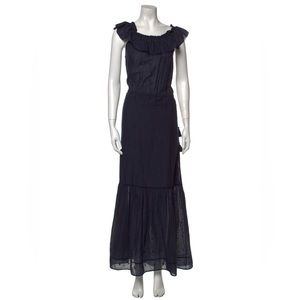 Ulla Johnson Scoop neck long dress, navy blue size 2